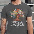 100th Day Of School Books Tree Reading Unisex Jersey T-Shirt 100th Day Of School Books Tree Reading Unisex Jersey T-Shirt