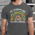 100th Day Of School Teachers Students Women Floral Books Unisex Jersey T-Shirt
