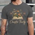 1995 Chapter Thirty 30th Birthday Wildflower Book 30 Yrs Old Unisex Jersey T-Shirt