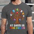 67 Days In The Books Reading Teacher 67th Day Of School Kids Unisex Jersey T-Shirt 67 Days In The Books Reading Teacher 67th Day Of School Kids Unisex Jersey T-Shirt