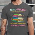 Abibliophobia Book Lovers Graphic Unisex Jersey T-Shirt
