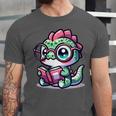 Adorable Book Lover Basilisk With Reading Glasses Cute Unisex Jersey T-Shirt Adorable Book Lover Basilisk With Reading Glasses Cute Unisex Jersey T-Shirt