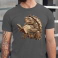 Alligator Snapping Turtle Reading A Book Unisex Jersey T-Shirt Alligator Snapping Turtle Reading A Book Unisex Jersey T-Shirt