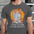 My Alone Time Is For Your Safety Coffee Lover Introvert Unisex Jersey T-Shirt