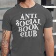 Anti Social Book Club Book Lover Reading Bookworm Reader Unisex Jersey T-Shirt Anti Social Book Club Book Lover Reading Bookworm Reader Unisex Jersey T-Shirt