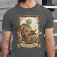 The Aunt Tarot Card Women Skeleton Aunty Book Lover Unisex Jersey T-Shirt