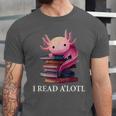 Axolotl Book Lover Librarian Reading Library Readers Unisex Jersey T-Shirt Axolotl Book Lover Librarian Reading Library Readers Unisex Jersey T-Shirt