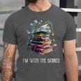 Im With The Banned Book Readers Librarians Read Banned Books Unisex Jersey T-Shirt Im With The Banned Book Readers Librarians Read Banned Books Unisex Jersey T-Shirt