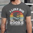 I LIKE BIG BOOKS AND I CANNOT LIE Book Lover Print Unisex Jersey T-Shirt I LIKE BIG BOOKS AND I CANNOT LIE Book Lover Print Unisex Jersey T-Shirt