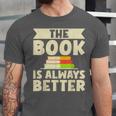 The Book Is Always Better Thriller Unisex Jersey T-Shirt
