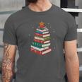 Book Christmas Tree Book Lover Teacher Librarian Men Women Unisex Jersey T-Shirt Book Christmas Tree Book Lover Teacher Librarian Men Women Unisex Jersey T-Shirt