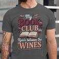 My Book Club Reads Between The Wines Unisex Jersey T-Shirt