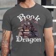 Book Dragon Book Lover Bookworm Book Reader Librarian Unisex Jersey T-Shirt