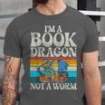 Im a Book Dragon Not a Worm Dragon Unisex Jersey T-Shirt Im a Book Dragon Not a Worm Dragon Unisex Jersey T-Shirt