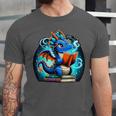 Book Dragon Reading Lover Unisex Jersey T-Shirt