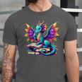 Book Dragon Reading Unisex Jersey T-Shirt