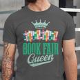 Book Fair Queen Literature School Book Fair Event Unisex Jersey T-Shirt Book Fair Queen Literature School Book Fair Event Unisex Jersey T-Shirt