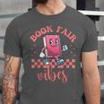 Book Fair Vibes School Librarian Retro 70s Reading Bookworm Unisex Jersey T-Shirt Book Fair Vibes School Librarian Retro 70s Reading Bookworm Unisex Jersey T-Shirt