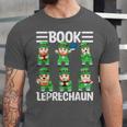 Book Leprechaun St Patrick's Day Library Librarian Reading Unisex Jersey T-Shirt Book Leprechaun St Patrick's Day Library Librarian Reading Unisex Jersey T-Shirt