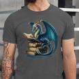 Book Lover Bookworm Reading Books Dragon Sci-Fi Character Unisex Jersey T-Shirt Book Lover Bookworm Reading Books Dragon Sci-Fi Character Unisex Jersey T-Shirt