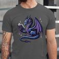 Book Lover Dragon Reading Cool Fantasy Women Girls Kids Men Unisex Jersey T-Shirt