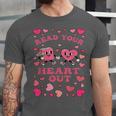 Book Lover Read Your Heart Out Teacher Valentines Unisex Jersey T-Shirt