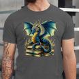Book Lover Reading Fantasy Dragon Unisex Jersey T-Shirt Book Lover Reading Fantasy Dragon Unisex Jersey T-Shirt