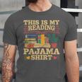 Book And Pajama This Is My Reading Pajama Bedtime Reading Unisex Jersey T-Shirt