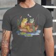 Book Shirt Frog Toad Fishing Vintage Book Frog Unisex Jersey T-Shirt Book Shirt Frog Toad Fishing Vintage Book Frog Unisex Jersey T-Shirt