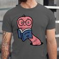 Book Worm Pun Read Reading Librarian America Men Women Kids Unisex Jersey T-Shirt