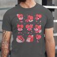 All Booked For Valentine Book Teacher Kids Girls Boys Unisex Jersey T-Shirt