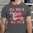 All Booked For Valentines Book Coffee Teacher Women Unisex Jersey T-Shirt All Booked For Valentines Book Coffee Teacher Women Unisex Jersey T-Shirt