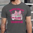 All Booked For Valentines Book Reading Coquette Bow Unisex Jersey T-Shirt