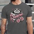 All Booked For Valentine's Coquette Bow Books Teacher Girly Unisex Jersey T-Shirt