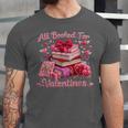 All Booked Valentine's Girly Teacher Coquette Love Unisex Jersey T-Shirt