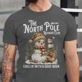 Bookish Christmas North Pole Book Club Snowman Book Worm Unisex Jersey T-Shirt Bookish Christmas North Pole Book Club Snowman Book Worm Unisex Jersey T-Shirt