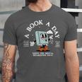 Bookish Mental Health Book A Day Retro Read More Book Unisex Jersey T-Shirt