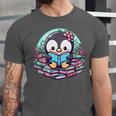 Bookish Penguin Heart A Readers Love Penguins Unisex Jersey T-Shirt Bookish Penguin Heart A Readers Love Penguins Unisex Jersey T-Shirt