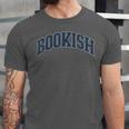Bookish Vintage Varsity Style Book Lover Art Unisex Jersey T-Shirt