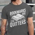 Bookmarks Quote Library Book Reader Unisex Jersey T-Shirt
