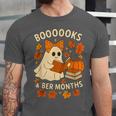 Books And BER Months Fall Librarian Reading Halloween Unisex Jersey T-Shirt Books And BER Months Fall Librarian Reading Halloween Unisex Jersey T-Shirt