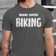 Books Coffee Biking Unisex Jersey T-Shirt