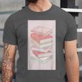 Books Flowers Art Flower Stack Pastel Feminine Unisex Jersey T-Shirt Books Flowers Art Flower Stack Pastel Feminine Unisex Jersey T-Shirt