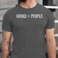 Books Are Greater Than People Unisex Jersey T-Shirt