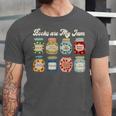 Books Are My Jam Shirt Book Lover Reader Reading Teacher Unisex Jersey T-Shirt