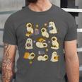 Books Lover Bookish Ghost Himalayan Cat Reading Halloween Unisex Jersey T-Shirt Books Lover Bookish Ghost Himalayan Cat Reading Halloween Unisex Jersey T-Shirt