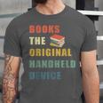 Books The Original Handheld Device Vintage Book Unisex Jersey T-Shirt