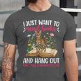 Books And My Savannah Cat Owner Savannah Cat Lover Unisex Jersey T-Shirt