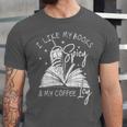 I Like My Books Spicy And My Coffee ICY Unisex Jersey T-Shirt I Like My Books Spicy And My Coffee ICY Unisex Jersey T-Shirt