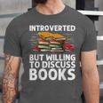 Bookworm Art For Men Women Book Reading Lover Bookish Unisex Jersey T-Shirt